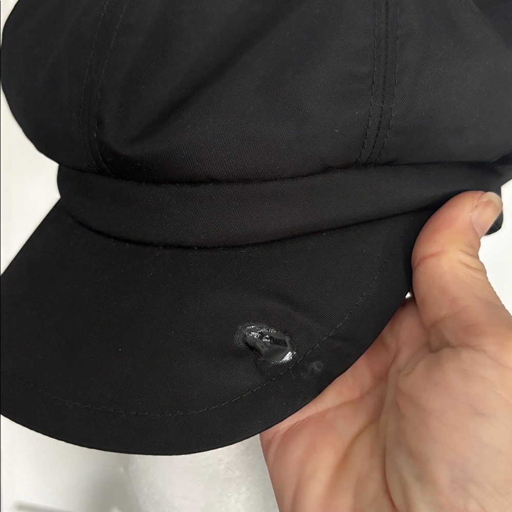 Prada Black Re-Nylon Newsboy Cap - Mine & Yours, size XL. UNISEX. One flaw. - Picture 13 of 17